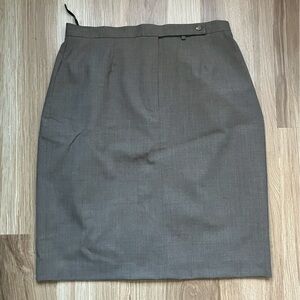 Jones New York Charcoal Pencil Skirt